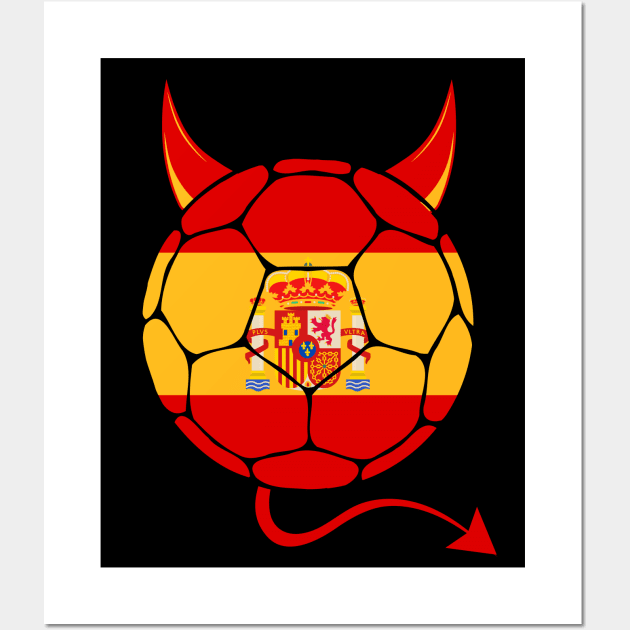 Spain Halloween Wall Art by footballomatic